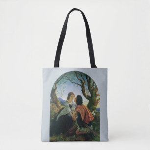 Vintage Kunst, Liebhaber der Abenddämmerung, Sir J Tasche