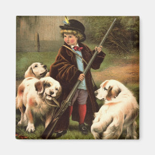 Vintage Kunst Magnet