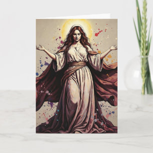 Vintage-Kunst Maria Magdalena Karte