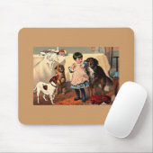 Vintage Kunst Mousepad (Mit Mouse)