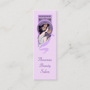 Vintage Kunst nouveau Mini Visitenkarte