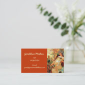 Vintage Kunst Nouveau persönlich Visitenkarte (Stehend Vorderseite)