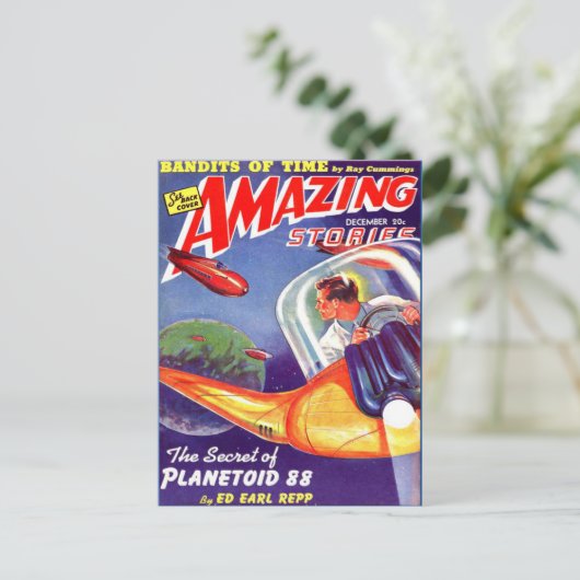 Vintage Kunst Postkarte (Stehend Vorderseite)