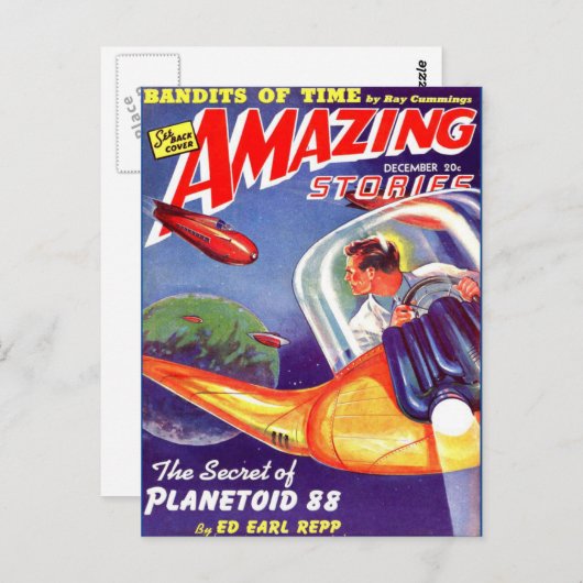 Vintage Kunst Postkarte (Vorne/Hinten)