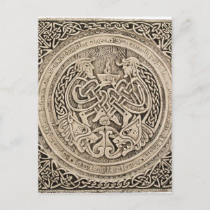 VINTAGE KUNST POSTKARTE