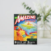 Vintage Kunst Postkarte (Stehend Vorderseite)