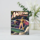 Vintage Kunst Postkarte (Stehend Vorderseite)