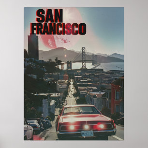 Vintage Kunst San Francisco Poster