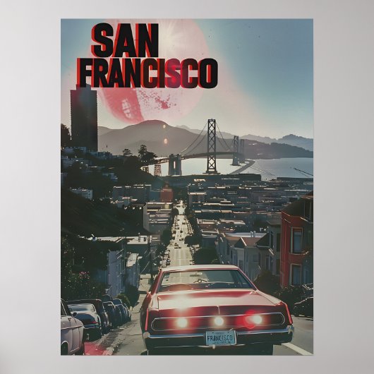 Vintage Kunst San Francisco Poster (Vorne)
