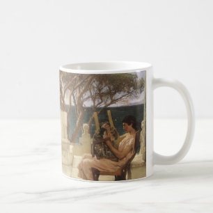 Vintage Kunst, Sappho und Alcaeus von Alma Tadema Kaffeetasse