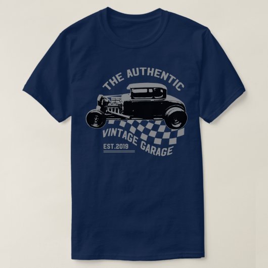 Vintage Kunst T-Shirt (Design vorne)