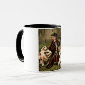 Vintage Kunst Tasse (Vorderseite Links)