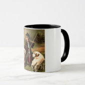 Vintage Kunst Tasse (VorderseiteRechts)