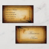 Vintage Kunst Visitenkarte (Vorne/Hinten)