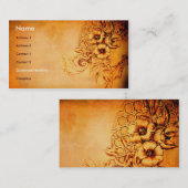 Vintage Kunst Visitenkarte (Vorne/Hinten)