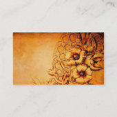 Vintage Kunst Visitenkarte (Rückseite)