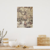 Vintage Kunst von Arthur Rackham Poster (Küche)