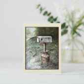Vintage Kunst von B. Mitchell, Mailbox Postkarte (Stehend Vorderseite)