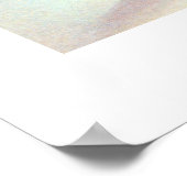 Vintage Kunst von Dame und Eichhörnchen Poster (Ecke)