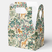 Vintage Kunst, Zebras-Giraffen, Flamingo, Vögel, l Geschenkschachtel (Geöffnet)