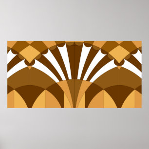 Vintage Kunstdekoration Poster