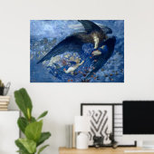 Vintage Kunstdrucke, Pre-Raphaelite Nacht Poster (Heimbüro)