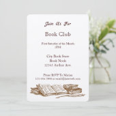 Vintage Kunstgalerie: Einladung (Stehend Vorderseite)