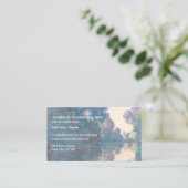 Vintage Kunsthandwerkskarte Visitenkarte (Stehend Vorderseite)