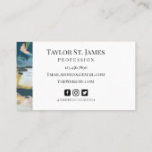 Vintage Kunsthandwerkskarte Visitenkarte (Rückseite)