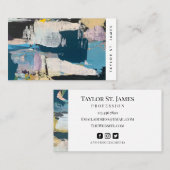 Vintage Kunsthandwerkskarte Visitenkarte (Vorne/Hinten)