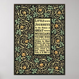 Vintage Kunsthandwerkskunst Poster