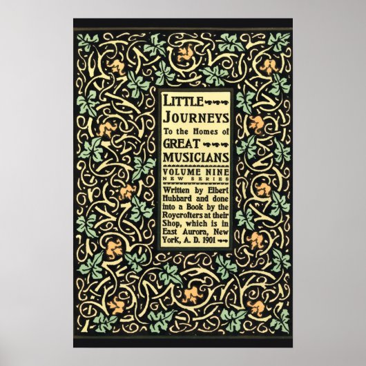 Vintage Kunsthandwerkskunst Poster (Vorne)