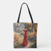 Vintage Kunstimpressionistin Lady Tasche (Rückseite)