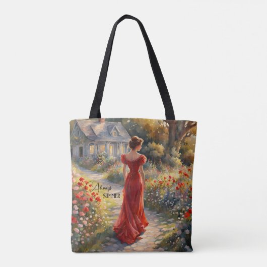 Vintage Kunstimpressionistin Lady Tasche (Rückseite)
