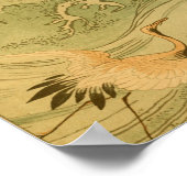 Vintage Kunstkrane aus Japan Poster (Ecke)