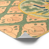 Vintage Kunstkrane aus Japan Poster (Ecke)