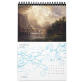 Vintage Kunstkunst Schöne Ölgemälde 2026 Mauer Kalender (Jan 2027)