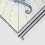 Vintage künstlerische Entdeckungsreise Seidenpapier (Ausschnitt)