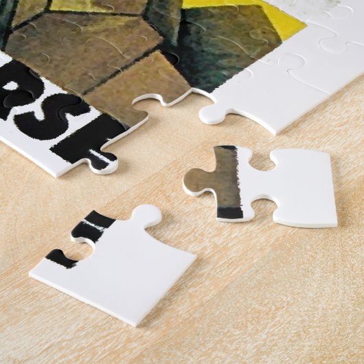 Vintage Kunstmalerei in Frankreich Puzzle (Seite)