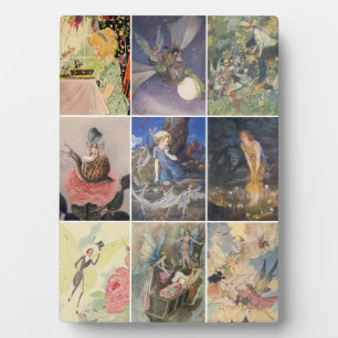 Vintage Kunstmalereien Fotoplatte