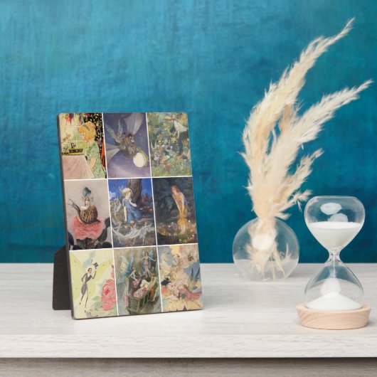 Vintage Kunstmalereien Fotoplatte (Seite)