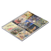 Vintage Kunstmalereien Notizblock (Linke Seite)