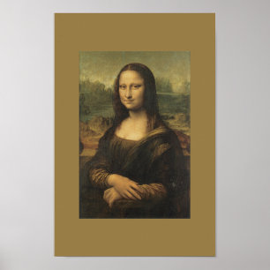 Vintage-Kunstplakat Monalisa Poster