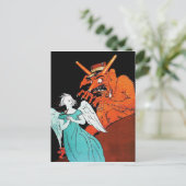 Vintage-Kunstpostkarte mit Kuriositäten Postkarte (Stehend Vorderseite)