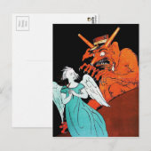 Vintage-Kunstpostkarte mit Kuriositäten Postkarte (Vorne/Hinten)