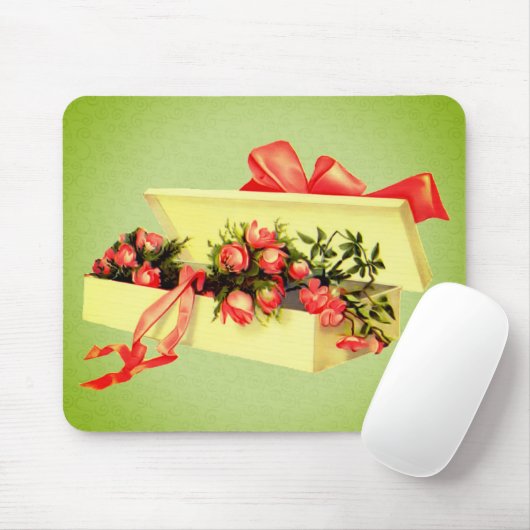 Vintage Kunstsammlung von Rose Mousepad (Mit Mouse)