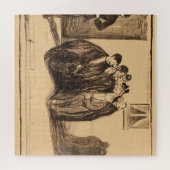 Vintage-Kunstskizze-Puzzle Puzzle (Horizontal)