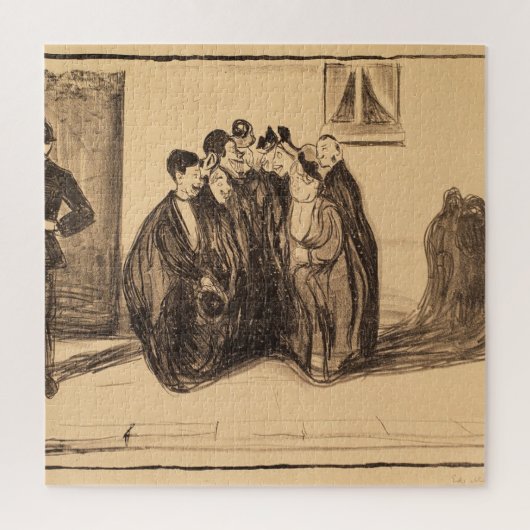 Vintage-Kunstskizze-Puzzle Puzzle (Vertikal)