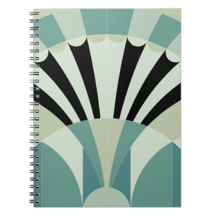 vintage Kunstverzierung Muster Illustrationsdesign Notizblock