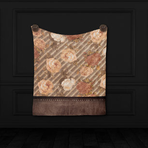 Vintage Kupfer-Gewürz-Rose Hintergrund des rusti Wandteppich